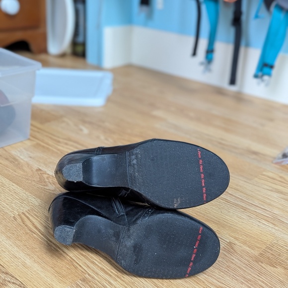 Miz Mooz Tally Black Leather Heeled Booties – Size 8.5 - Picture 7 of 7